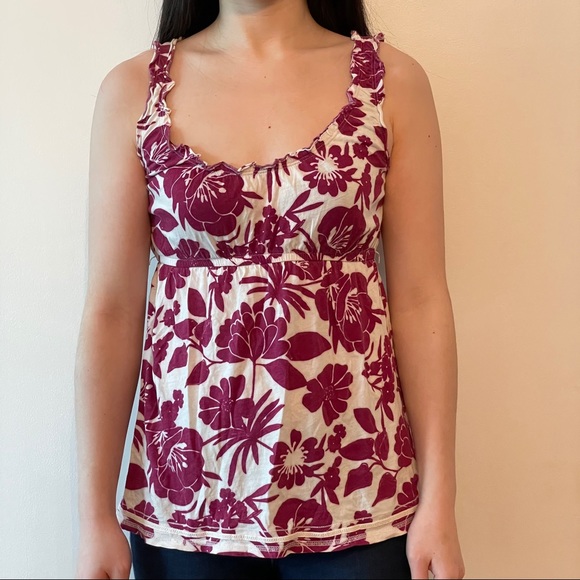 American Eagle Floral Tank Top S- Great Condition - Picture 1 of 2
